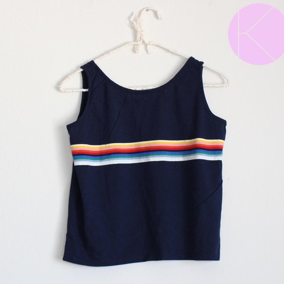NWT Brandy Melville Amy Tank Rainbow - Picture 3 of 4